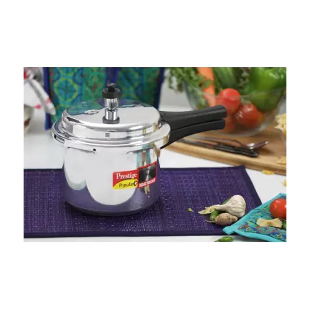 Prestige Popular Plus 3L Pressure Cooker Induction Safe, Knob