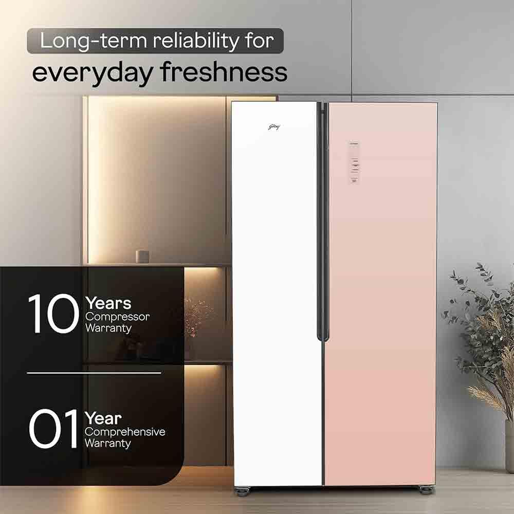 Buy Godrej 600L 3 Star Side by Side Refrigerator – Best Quality