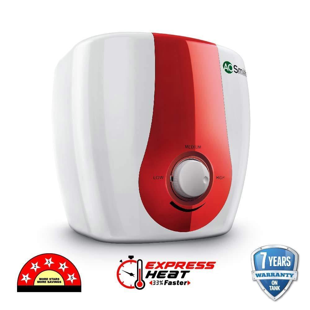 Smith Xpress 25 Litres Vertical Storage Geyser, ABS Plastic Body  (EDSV025CMC6T1X0, White)