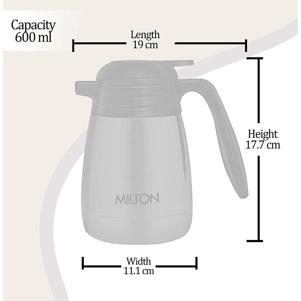 Milton Thermosteel Carafe 2000 ml Flask Keep Drinks Hot/Cold