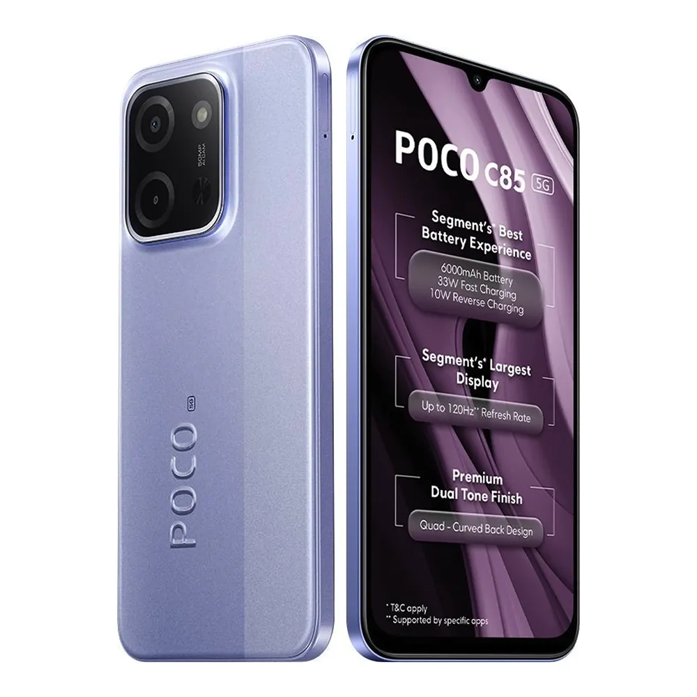 Buy Poco C85 5G 6GB 128GB Mystic Purple | Pai International