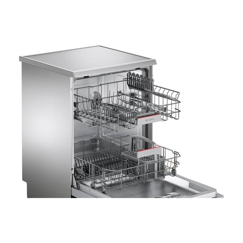 Bosch SMS66GI01I 13 Place Settings Free Standing Diswashers With Hot Water  Wash(Silver)
