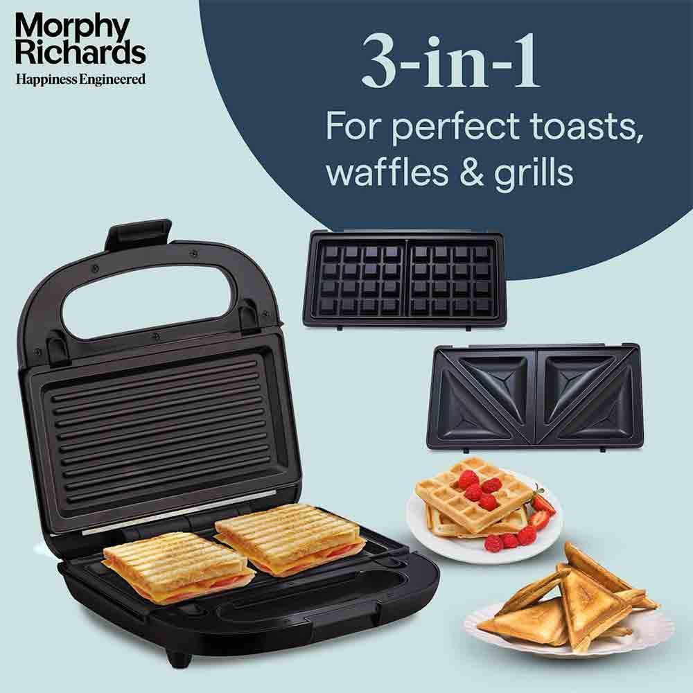 Morphy Richards Luxe 750W Slice Sandwich Maker Pai International