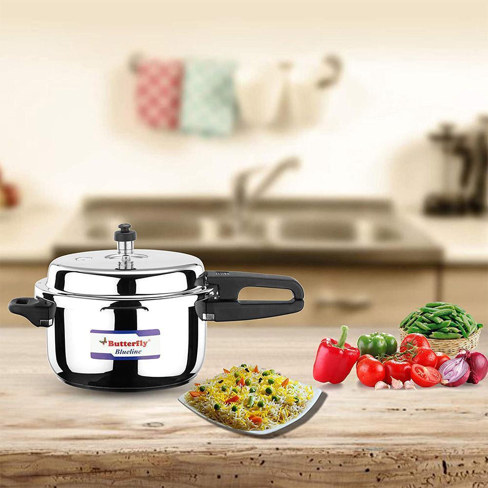 Buy Butterfly Blue Line 5L Stainless Steel Pressure Cooker