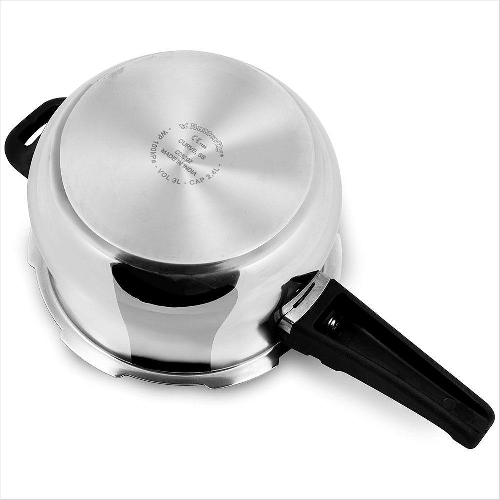 Butterfly Curve 3L Stainless Steel Pressure Cooker Safe