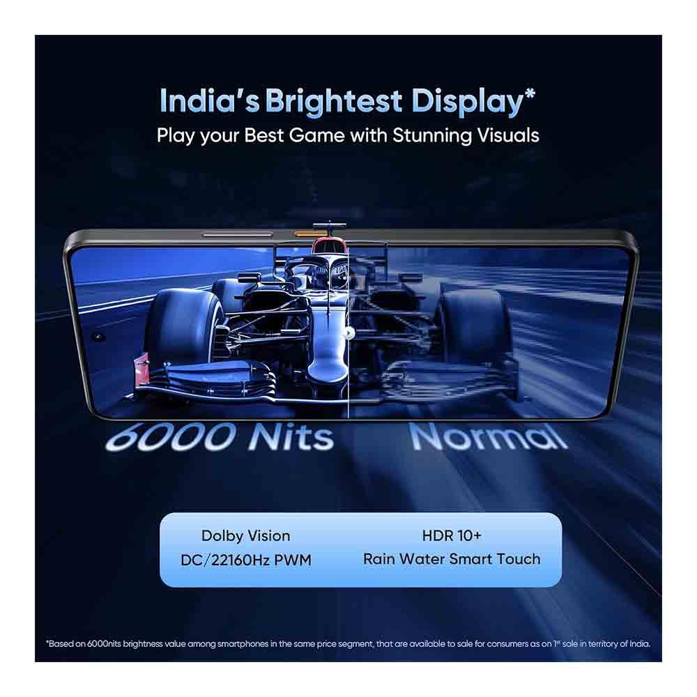 Realme GT 7T 5G (12GB RAM, 256GB ROM, Racing Yellow)