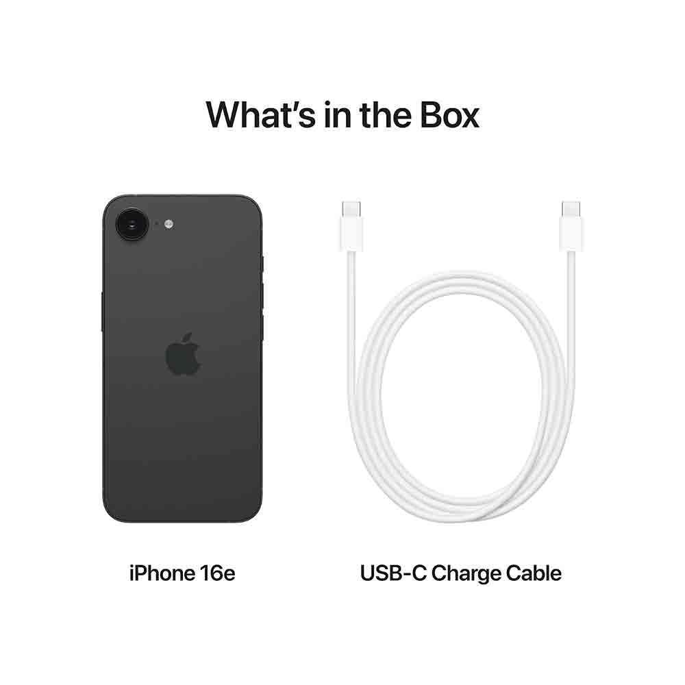 Apple iPhone 16e – 128GB Available in Stunning Black At Pai