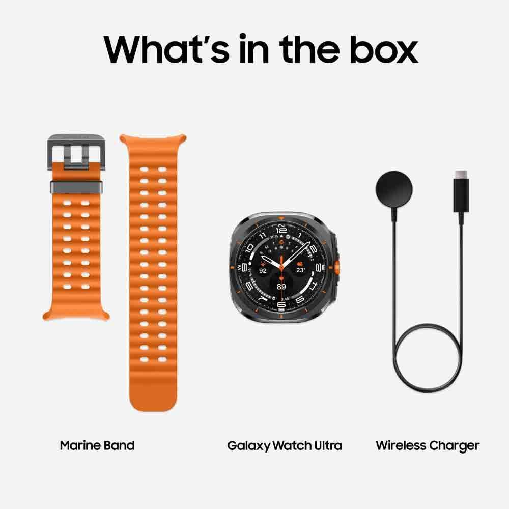 Samsung Galaxy Ultra LTE Smart Watch (Titanium Gray) with Health Tracker  (47 mm Dial Size, IP68 Water Resistant,Built in Mic,Accelerometer,  Barometer)