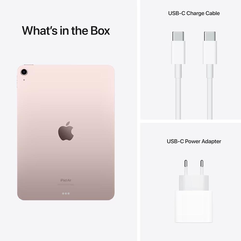 Apple iPad Air 5th Gen 256GB Pink - Fast & Sleek Tablet - Pai