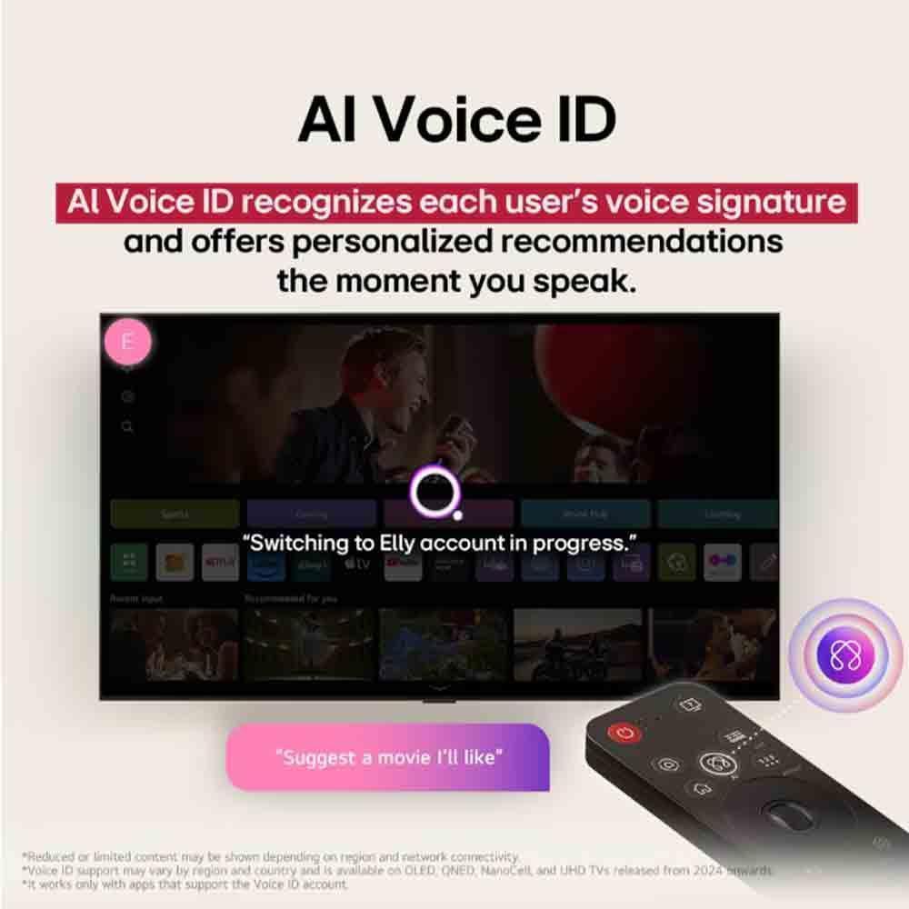 Dolby Atmos Lg Earbuds Promotion LG 139 Cm OLED Evo AI Smart TV