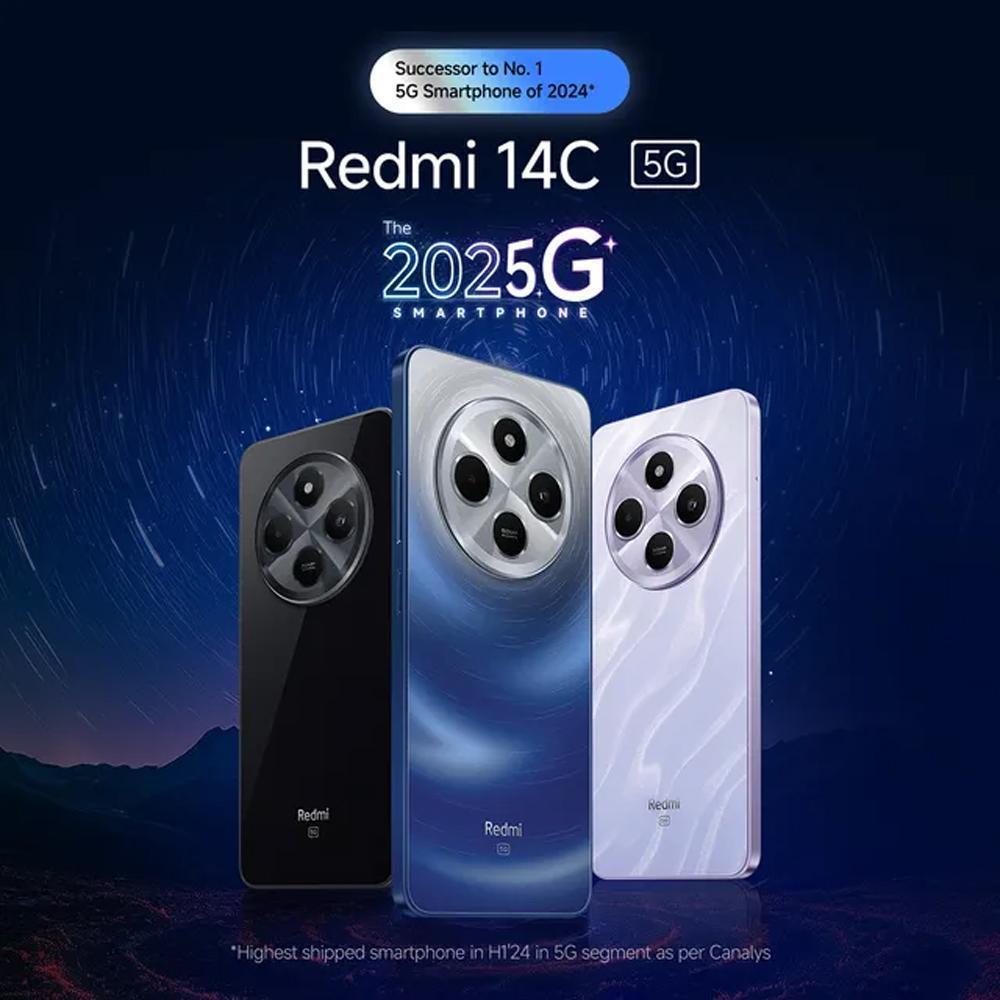 Buy Redmi 14C 5G (4GB RAM, 128GB ROM) Stargaze Black Online - PAI