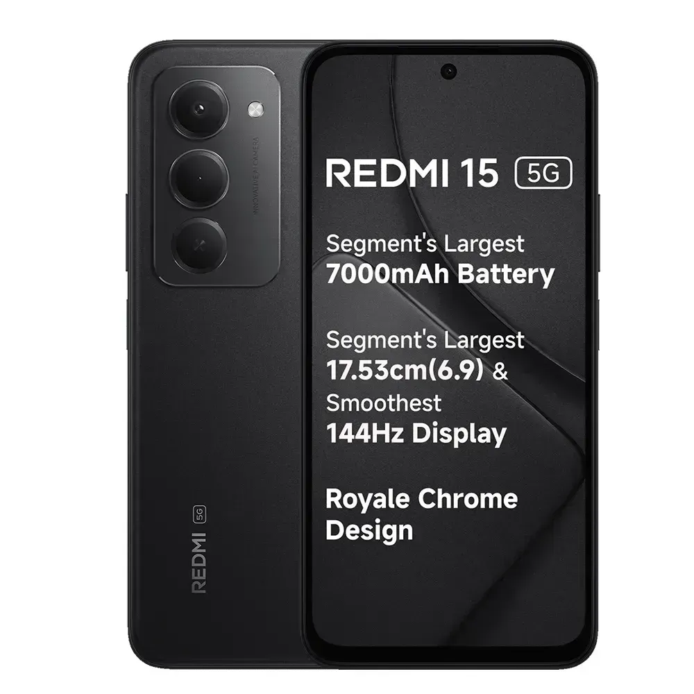 Redmi 15 5G (8GB RAM, 128GB ROM) Midnight Black - Features