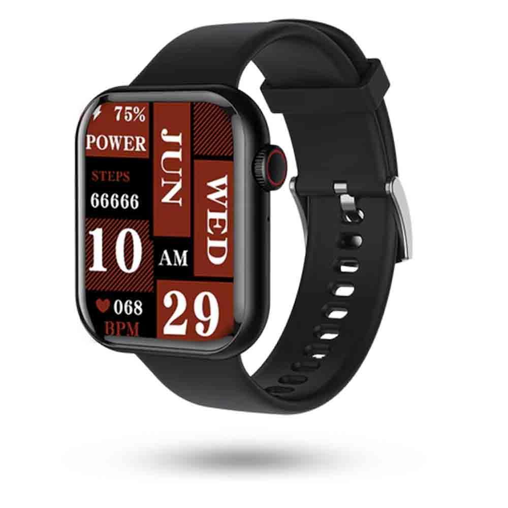 Inbase Urban Elite Smart Watch HD Display, AI Voice Assistance,  Bluetooth Calling with Speaker Mic (Black)