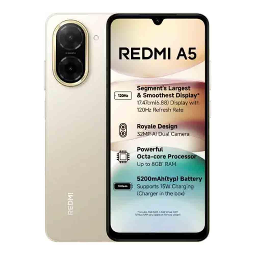 Buy Xiaomi Redmi A5 - HD+ Display, 5200mAh Battery, 32MP Camera