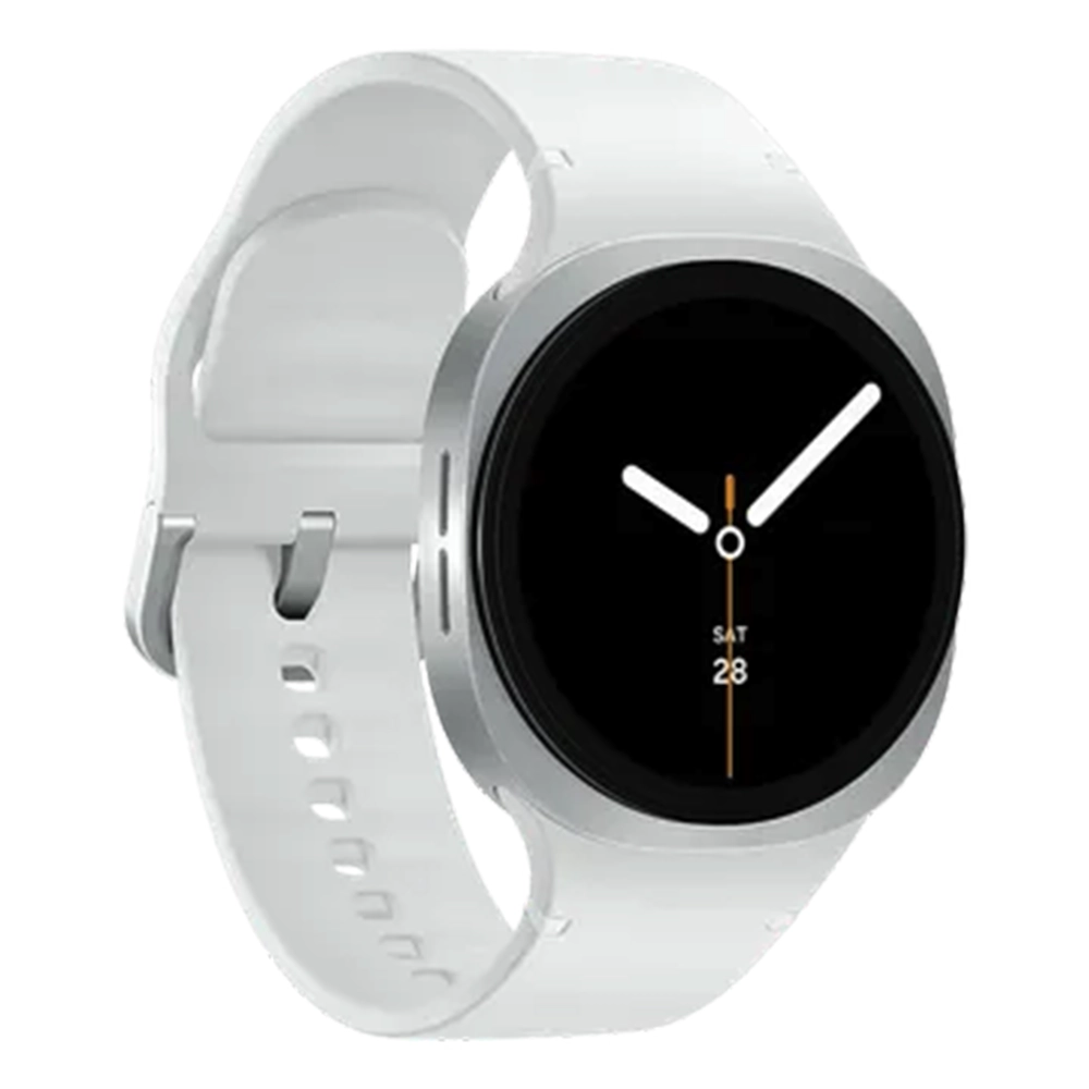 Samsung Galaxy Watch8 LTE Wi-Fi+BT+GPS Wear OS Smartwatch (44mm Super  AMOLED Display, 3nm Processor, SM-L335FZSAINS, Silver)