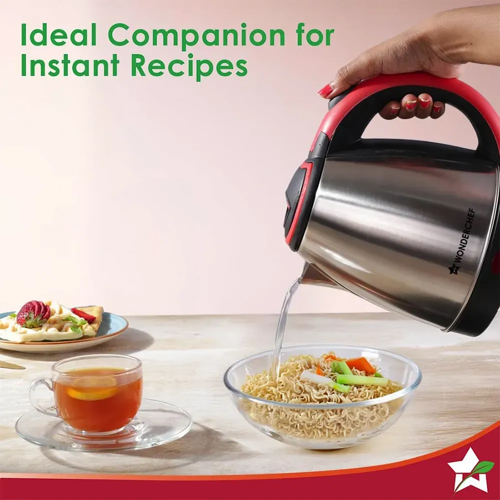 Wonderchef Essenza Electric Kettle – Fast Boiling, Auto Shut - Main Image