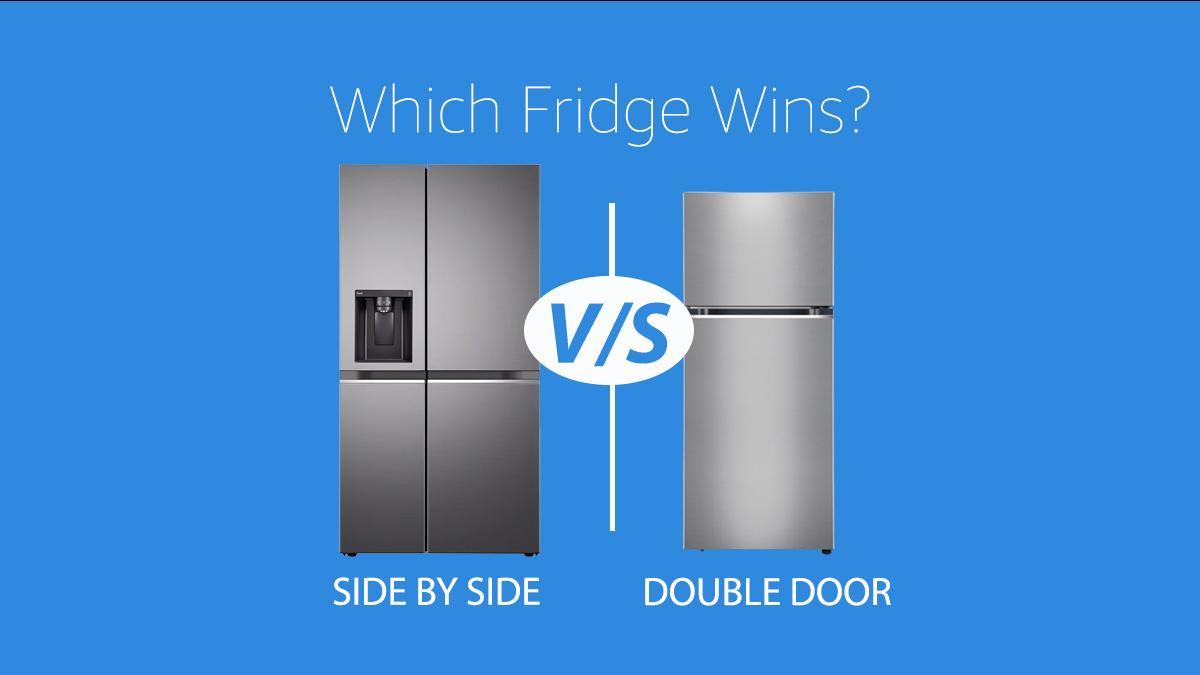 Side by side vs Double door refrigerator! Which Fridge wins | Pai ...
