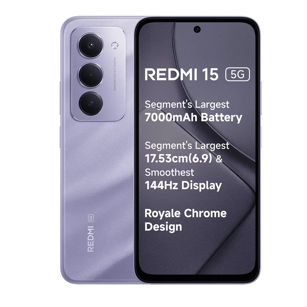 Redmi 15 5G 8GB/128GB Sandy Purple Phone | Pai International
