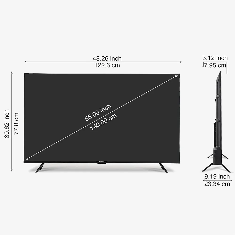 Sansui 55 Inch 4K Ultra HD Smart Google TV JSW55UG23 - Pai