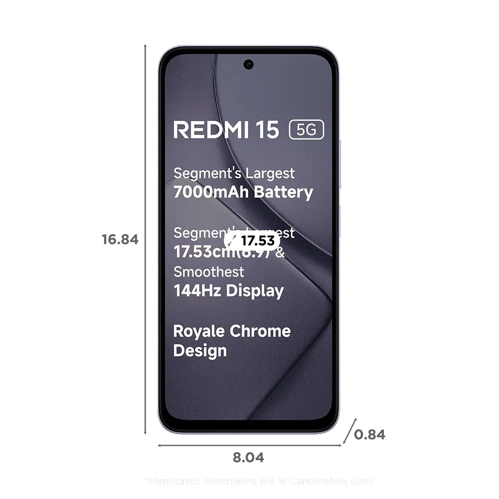 Redmi 15 5G 8GB/128GB Sandy Purple Phone | Pai International