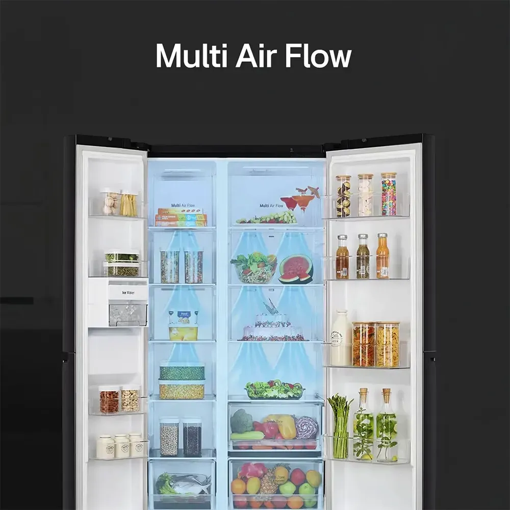 Buy LG 650L 3 Star Side by Side Refrigerator GL-B257HPZ3 – Pai
