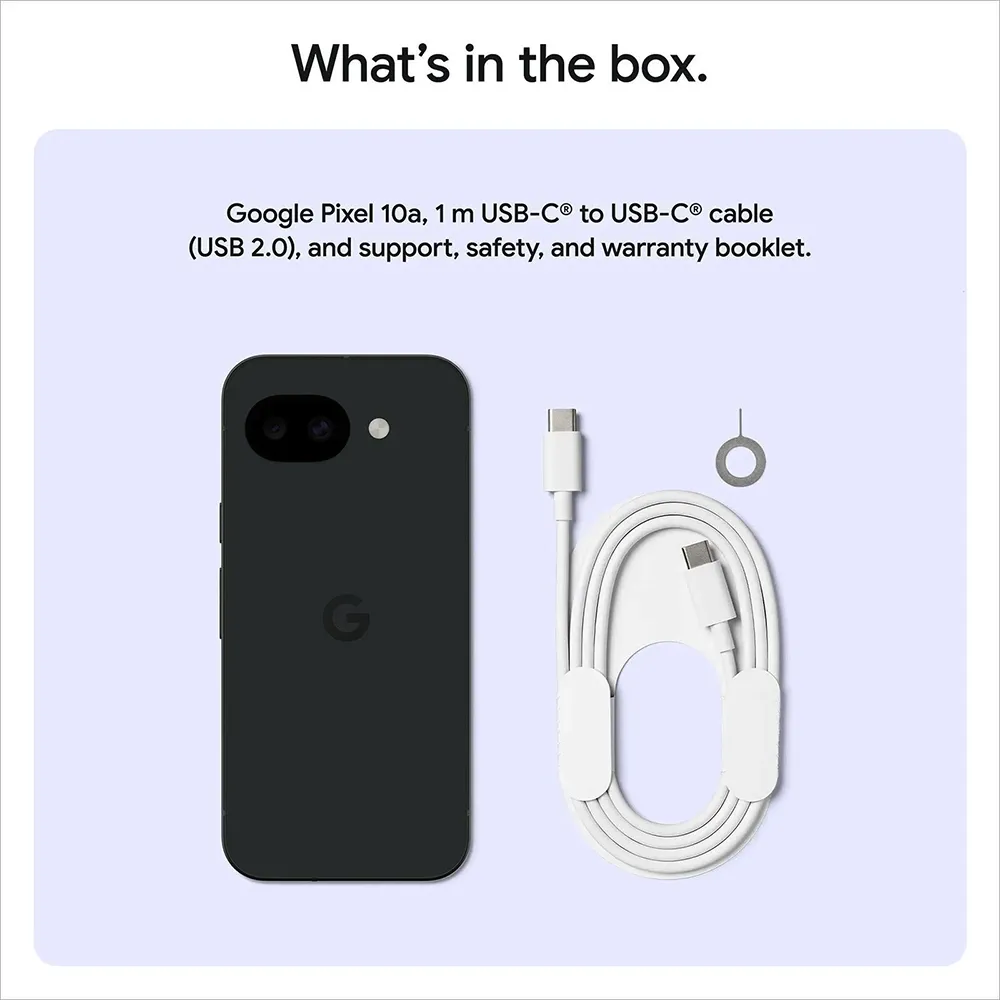 Buy Google Pixel 10a 5G (8GB+256GB) Obsidian– Pai International