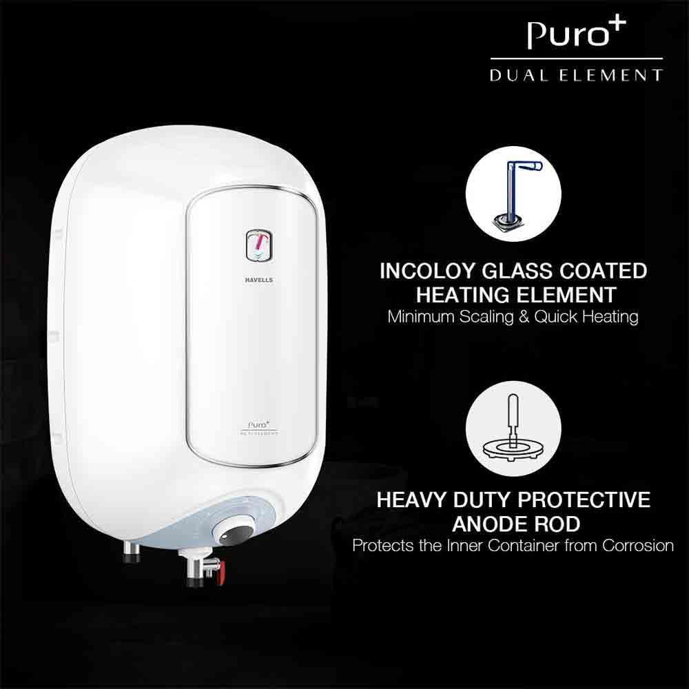 Havells Puro Plus 25L Water Heater Fast Durable Pai