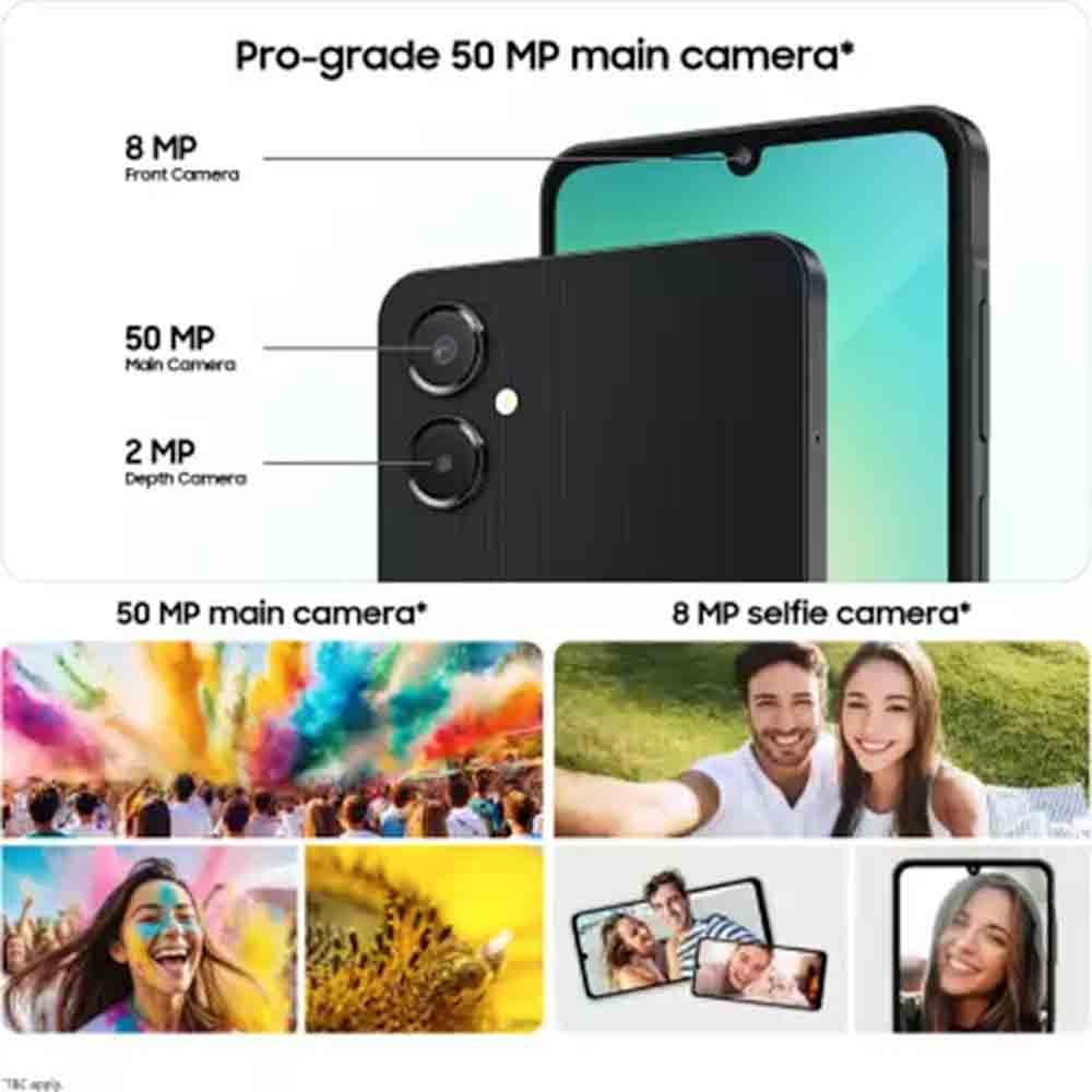 Samsung Galaxy A06 5G (4GB RAM, 64GB ROM, Light Green)