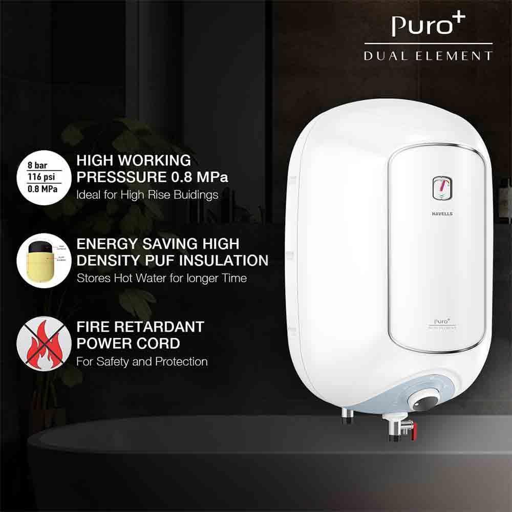 Havells Geyser 15 Ltr Price Buy Havells Puro Plus 15L Water Heater